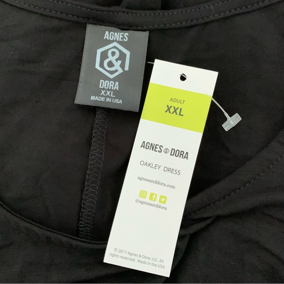 Agnes & Dora Black Oakley Swing Dress - Picture 5 of 6